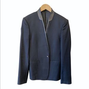 The Kooples blazer with leather trim